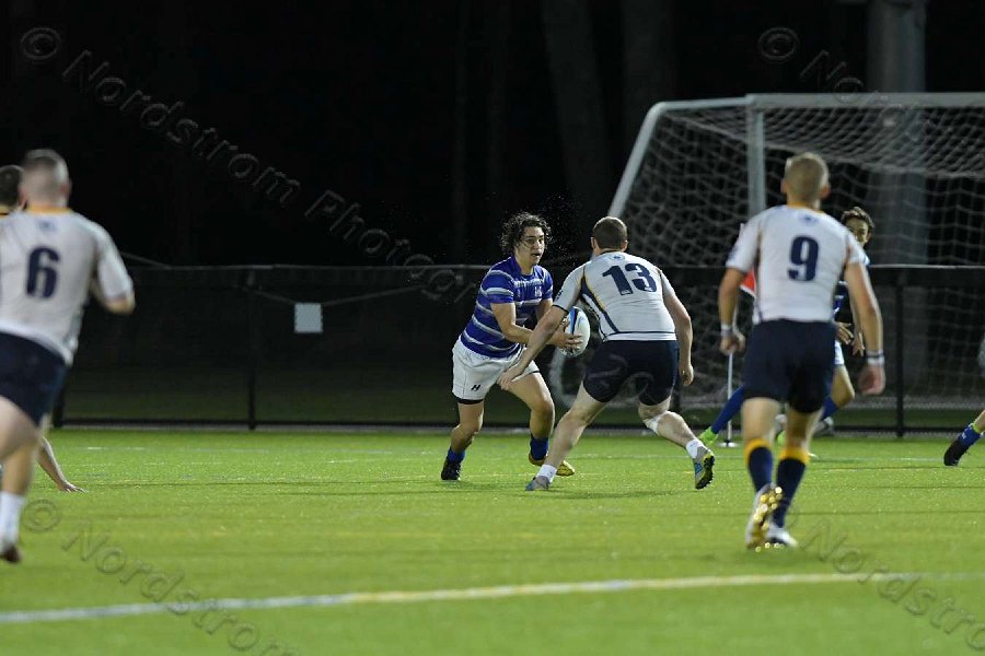 Wheaton Men\'s Rugby vs Mass Maritime.  Photo by Keith Nordstrom